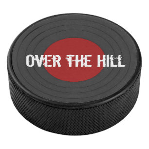 Over the Hill Rock N Roll Record    Hockey Puck