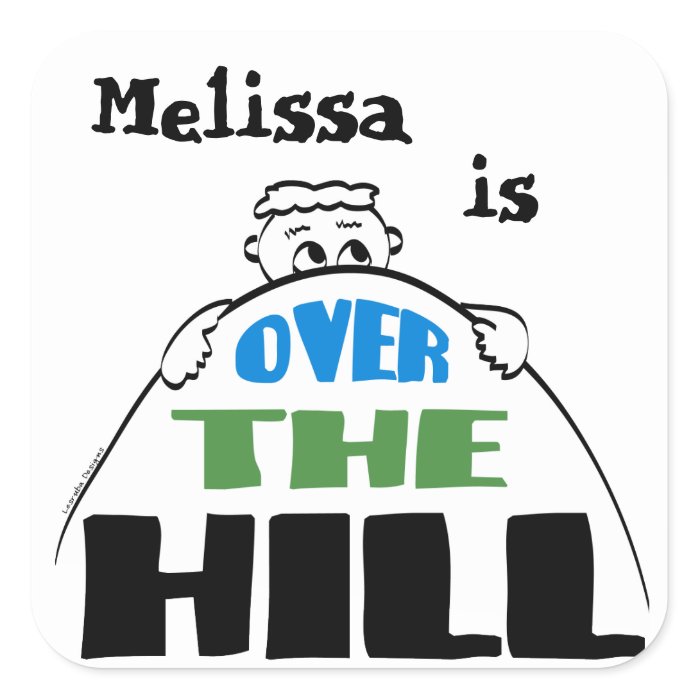 Over the Hill Stickers