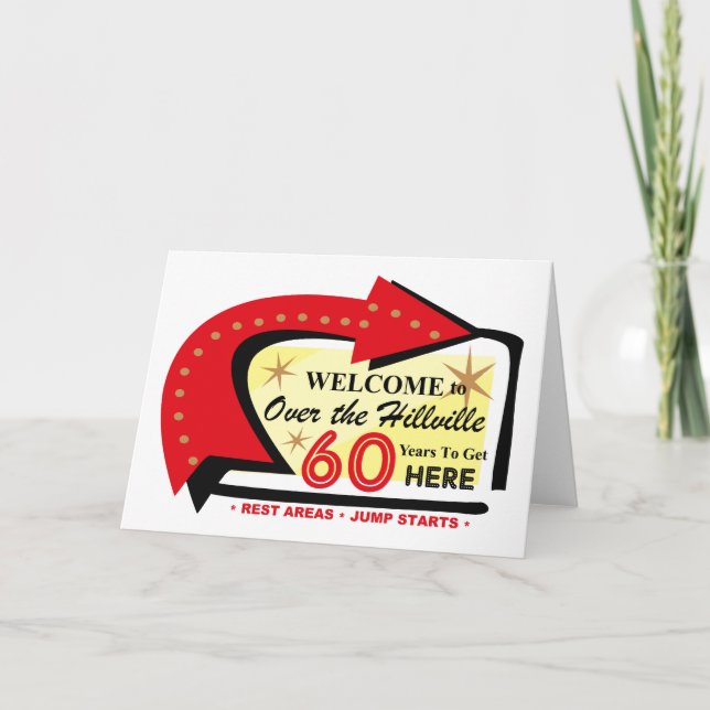 Over The Hillville 60 Card (Front)
