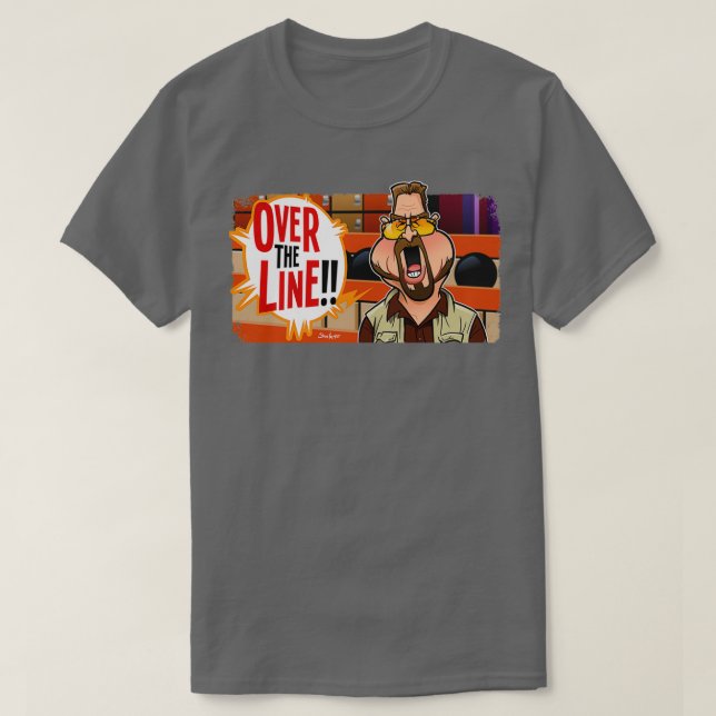Over the Line T T-Shirt (Design Front)