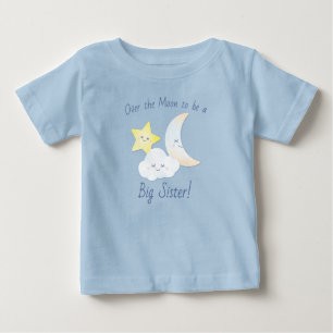 Over the Moon and Stars Baby T-Shirt