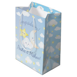 Over the Moon and Stars Medium Gift Bag