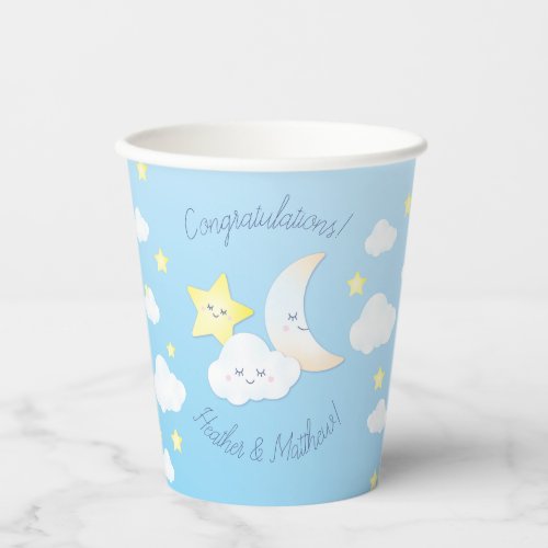 Over the Moon and Stars Paper Cups
