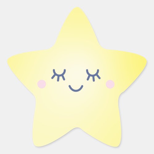 Over the Moon and Stars Star Sticker
