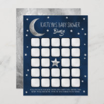 Over The Moon | Baby Shower Bingo