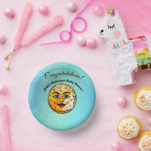 Over the Moon Baby Shower Celebration Paper Bowls