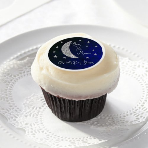 Over The Moon Baby Shower Edible Frosting Rounds