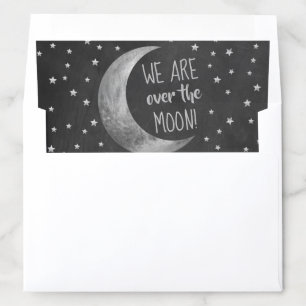 Over The Moon Baby Shower Envelope Liner