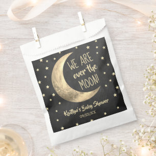 Over The Moon   Baby Shower Favor Bag