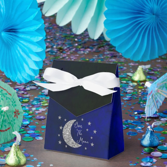 Over The Moon Baby Shower Favor Boxes (Party)