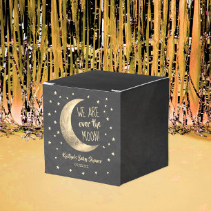 Over The Moon   Baby Shower Favor Boxes