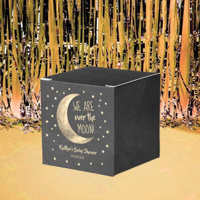 Over The Moon | Baby Shower Favor Boxes (Creator Uploaded)