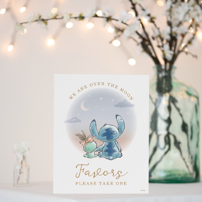 Over the Moon - Baby Shower Favors Foam Board (In Situ (Wedding))