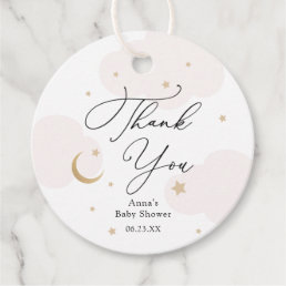 Over the Moon Baby Shower Gift Tags