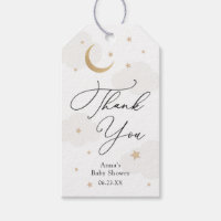 Over the Moon Baby Shower Gift Tags