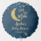 Over the Moon Baby Shower Gold Glitter Balloon