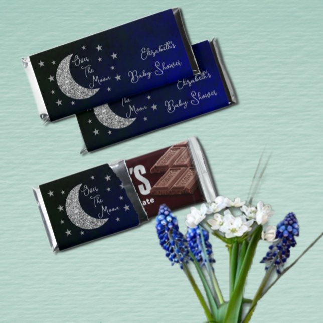 Over The Moon Baby Shower Hershey Bar Favors (Creator Uploaded)