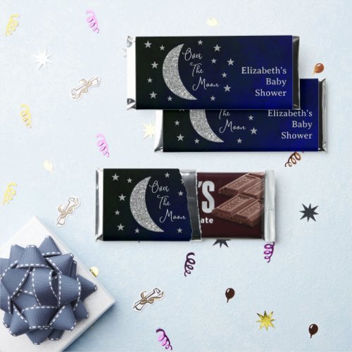 Over The Moon Baby Shower Hershey Bar Favors