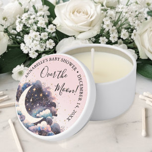 Over The Moon Baby Shower Mini Candle Favors