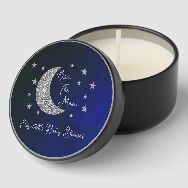 Over The Moon Baby Shower Mini Candle Favors (Corner)