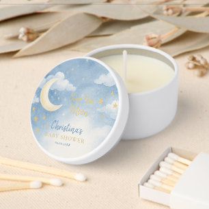 Over the Moon Baby Shower Mini Candle Favors