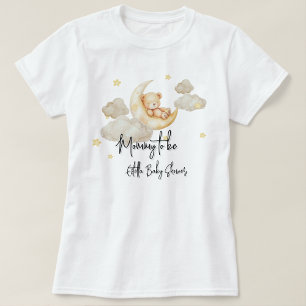 Over The Moon Baby Shower Mommy To Be T-Shirt