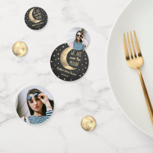 Over The Moon   Baby Shower Photo Confetti