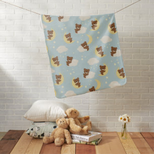 Over the Moon Bear Blanket