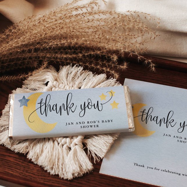 Over the Moon, Blue Candy Bar Paper Wrapper (Creator Uploaded)