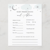 Over the Moon Blue Silver Baby Advice Predictions