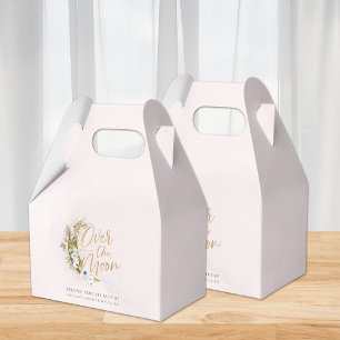 Over the Moon Boho Gold Dust & Clouds Favor Box