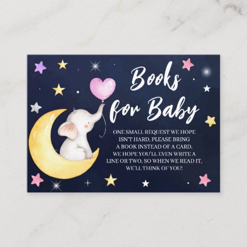 Over The Moon Books For Baby Enclosure Card
