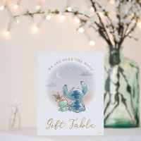 Over the Moon - Boy Baby Shower Gift Table