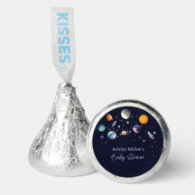 Over The Moon Boy Baby Shower Party Space Galaxy