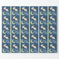 Baby Cow Christmas Pattern Wrapping Paper