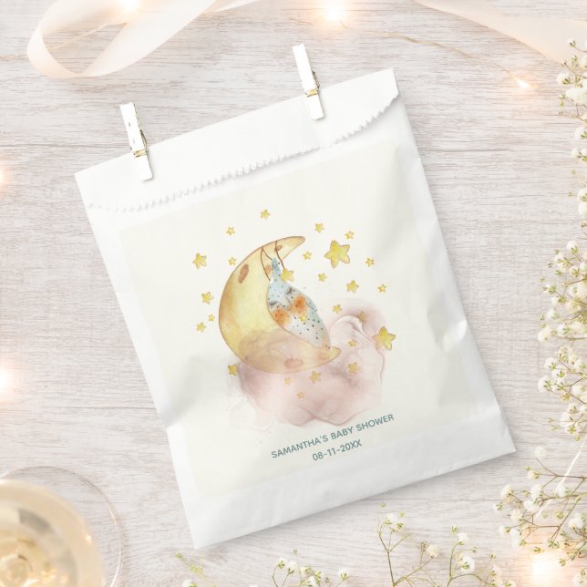 Over The Moon  Favor Bag (Clipped)