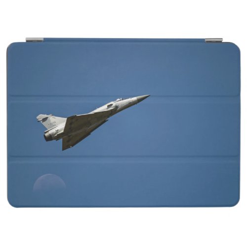 Over The Moon  Fighter Jet Airplane Taking Off iPad Air Cover