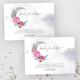 Over the moon flowers Books for baby Enclosure Card