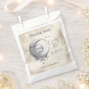 Over The Moon Gender Neutral Baby Shower Favor Bag