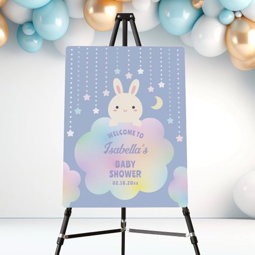 Over The Moon Gender Neutral Baby Shower Welcome Foam Board