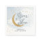 Over the Moon Gold & Blue Baby Shower Personalized