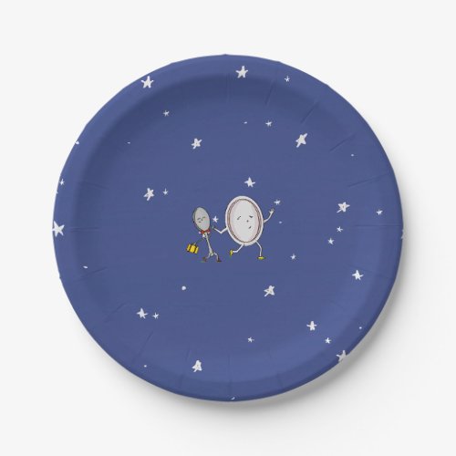 Over The Moon Hey Diddle Diddle Baby Shower Paper Plates