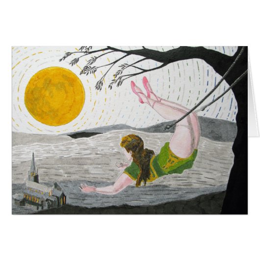 Over The Moon Over You! Cards (Front Horizontal)