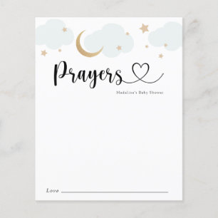 Over the Moon Prayers for Baby Card