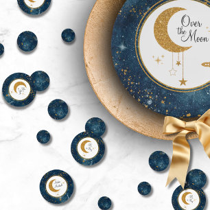 Over The Moon Space Theme Baby Shower Confetti