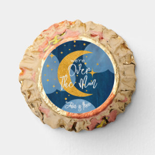 Over the moon sparkling moon kids Birthday Reese's Peanut Butter Cups