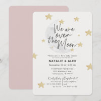 Over The Moon & Stars Girl Baby Shower