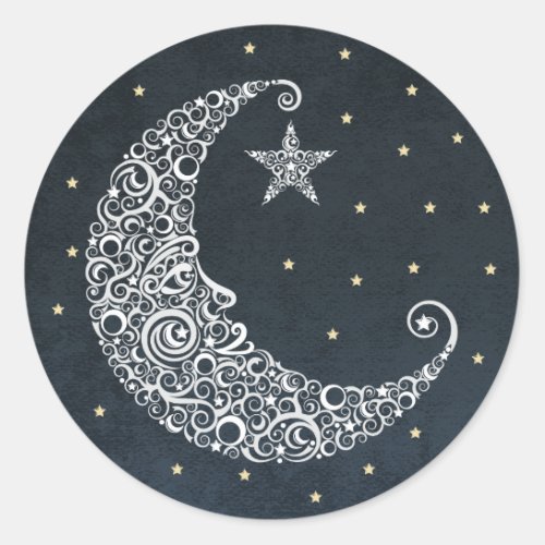 Over the Moon Sticker