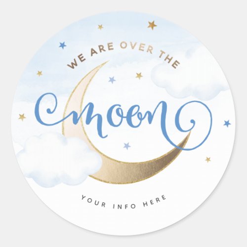 Over the Moon Stickers