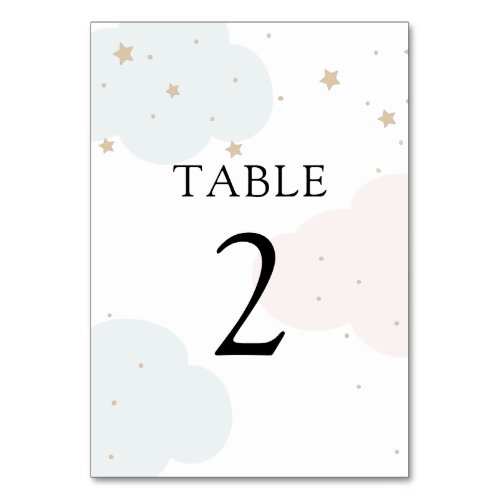 Over the Moon Table Number